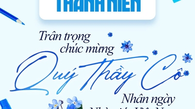 Báo Thanh Niên trân trọng chúc mừng và tri ân các nhà giáo