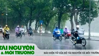 Bắc Bộ mưa giông nặng hạt
