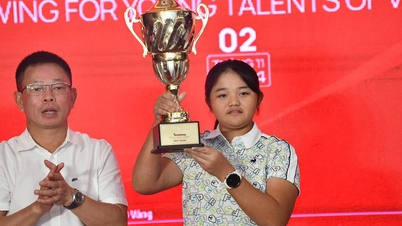 Nữ golfer 12 tuổi bất ngờ vô địch Tiền Phong Golf Championship 2024