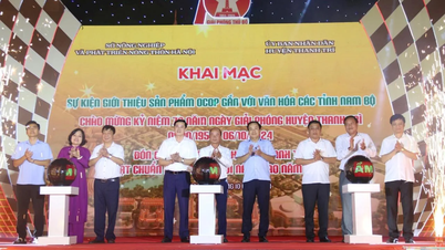 ស្តង់ OCOP ចំនួន 100 ដែលជាប់ទាក់ទងនឹងវប្បធម៌នៃខេត្តភាគខាងត្បូងត្រូវបានណែនាំនៅស្រុក Thanh Tri។