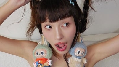 Lisa ផ្សព្វផ្សាយ Labubu តារាជាច្រើនស្លៀកពាក់យ៉ាងស្រស់ស្អាតជាមួយនឹងគ្រឿងពេញនិយម