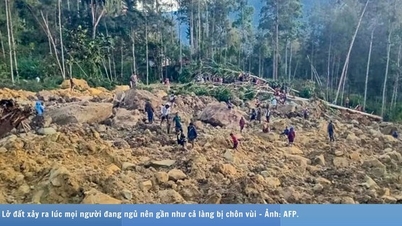 Lở đất vùi lấp cả làng, 100 người nghi bị thiệt mạng