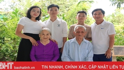Giữ “lửa” yêu thương trong gia đình 3 thế hệ ở Hà Tĩnh