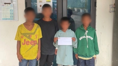 4 children from Dien Bien went to Hung Yen to herd buffalo for hire and got lost.