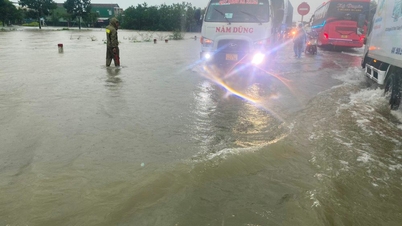 Mưa lớn trên diện rộng gây ngập nhiều nơi