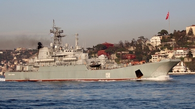 Ukraine claims to have sunk a Russian landing ship in the Black Sea
