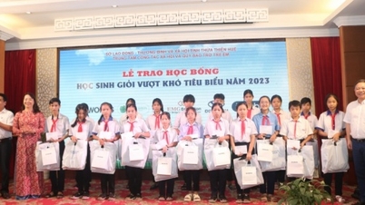 Thua Thien Hue ផ្តល់អាហារូបករណ៍ដល់សិស្សក្រីក្រឆ្នើមក្នុងឆ្នាំ 2023