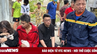 ជួយសង្គ្រោះជនរងគ្រោះបីនាក់ដែលជាប់នៅជាន់ទី 3 នៃផ្ទះសំណាក់ដែលកំពុងឆេះនៅ Hai Phong