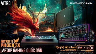 Buy 2023 Nitro 16 Phoenix RTX 4050 gaming laptop and receive Nitro gears worth 7 million VND