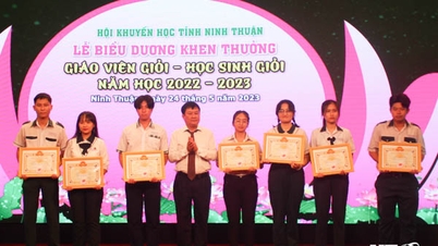 NTO - Lễ biểu dương, khen thưởng giáo viên dạy giỏi và học sinh giỏi cấp tỉnh, cấp quốc gia năm học 2022