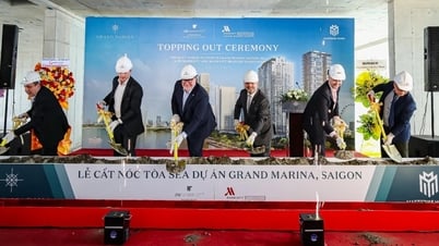 Grand Marina, Saigon cất nóc tòa Sea với khu căn hộ hàng hiệu Marriott và JW Marriott