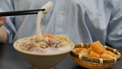 ម្ចាស់​ភោជនីយដ្ឋាន​ហាណូយ​លក់​បបរ​ប្លែក​ៗ អតិថិជន​ត្រូវ​ប្រើ... ចង្កឹះ​ដើម្បី​ញ៉ាំ