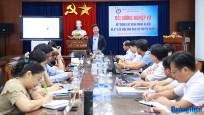 Hội Nhà báo tỉnh Quảng Ngãi bồi dưỡng nghiệp vụ xây dựng các kênh mạng xã hội