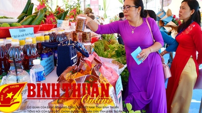 Tuy Phong:﻿ Triển lãm, trưng bày nhiều sản phẩm đặc trưng của địa phương