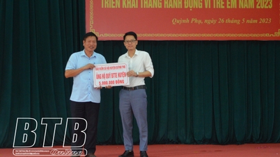 Quỳnh Phụ: Triển khai tháng hành động vì trẻ em năm 2023