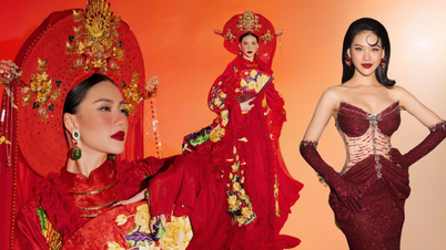 បង្ហាញឈុតតំណាងជាតិរបស់ Bui Quynh Hoa ក្នុងកម្មវិធី Miss Universe 2023