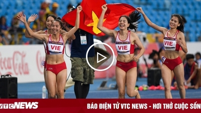 Sehen Sie, wie Nguyen Thi Huyens blitzartige Geschwindigkeit dem vietnamesischen Team hilft, seine Gegner hinter sich zu lassen und die asiatische Goldmedaille zu gewinnen.