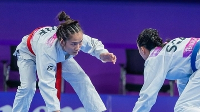 Vietnam sports delegation won bronze medal in women's 48kg jujitsu