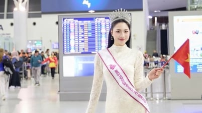 Á hậu Bùi Thu Thủy dự thi Hoa Hậu Du lịch Thế giới 2024