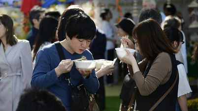 เฝอเวียดนาม 'ครองใจ' นักทานชาวญี่ปุ่นในเทศกาลเฝอเวียดนาม
