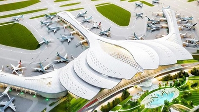 Announcing the joint venture that won the 35,000 billion VND bid for Long Thanh airport
