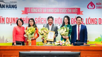 សេចក្តីសង្ខេប និងពិធីប្រគល់រង្វាន់នៃការប្រកួតសរសេរ "ឥណទានគោលនយោបាយសង្គម - ឆន្ទៈបក្ស បេះដូងប្រជាជន"