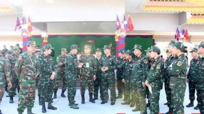 การซ้อมรบร่วมระหว่างกองทัพเวียดนาม-ลาว-กัมพูชา