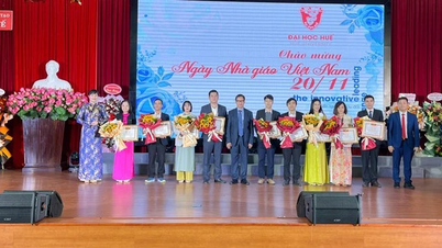 Đại học Huế chi hơn 4,1 tỉ đồng khen thưởng nhà giáo nhân dịp 20.11