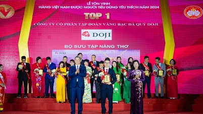 DOJI's collection reached the top 1 Vietnamese products loved by consumers in 2024