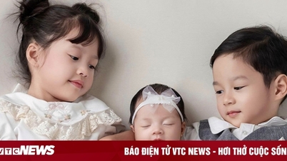 Ba con của Đặng Thu Thảo: Con gái xinh như thiên thần, con trai là soái ca nhí