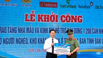 Bộ Công an triển khai xây tặng 1.200 căn nhà cho hộ nghèo ở Đắk Lắk
