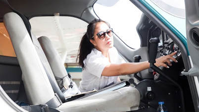 Vietnam's first female entrepreneur to own a private pilot's license