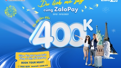 “Enjoy traveling - book tours at great prices” from ZaloPay