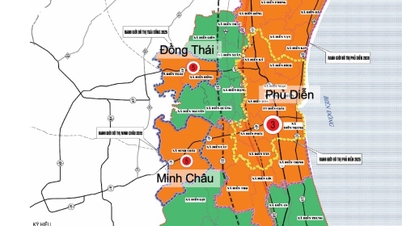 Phương án phát triển 4 đô thị để xây dựng huyện Diễn Châu (Nghệ An) lên thị xã năm 2030