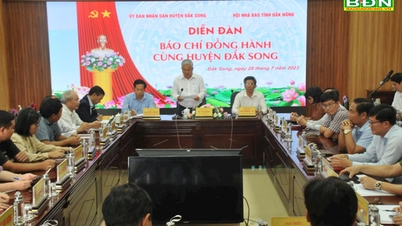 Diễn đàn báo chí đồng hành với huyện Đắk Song