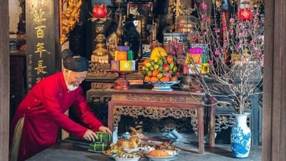 Lễ gia tiên đầu năm…