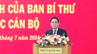 Thứ trưởng Nguyễn Hoàng Giang được chỉ định làm Phó Bí thư Tỉnh ủy Quảng Ngãi