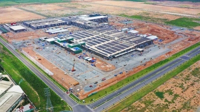 [Photo] Construction progress of Lego Group's $1.3 billion factory in Binh Duong
