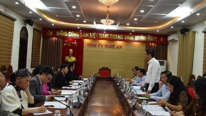 Hội Luật gia Việt Nam làm việc với Thường trực Tỉnh uỷ Nghệ An