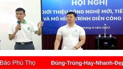 Hội nghị giới thiệu công nghệ mới và mô hình trình diễn công nghệ