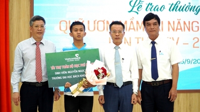 กองทุนบ่มเพาะบุคลากรดีเด่นจังหวัดกวางนาม