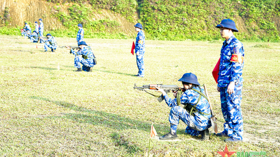 Coast Guard Command tests live-fire AK submachine gun