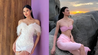 សម្រស់ Hai Duong កម្ពស់ 1.81m ធ្វើឲ្យ Le Hoang Phuong ក្នុងការប្រកួតចុងក្រោយ Miss Grand Vietnam 2023