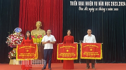 Yen Mo District Department of Education and Training deploys tasks for the 2023-2024 school year