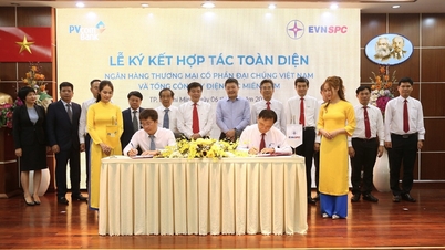 EVNSPC សហការយ៉ាងទូលំទូលាយជាមួយ PVcombank