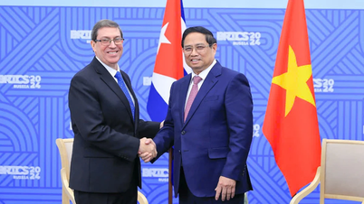 Prime Minister Pham Minh Chinh received Head of the Cuban Delegation, Cuban Foreign Minister Bruno Rodriguez Parrilla