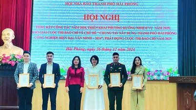 11 tác phẩm đạt giải báo chí 'Chung tay xây dựng thành phố Hải Phòng công nghiệp, hiện đại, văn minh” lần thứ IV