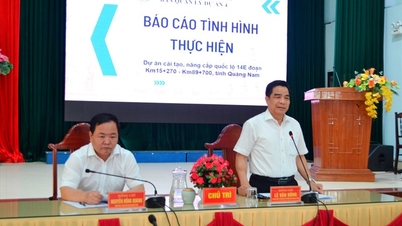 Vào cuộc đồng bộ, quyết liệt giải phóng mặt bằng thi công quốc lộ 14E | BÁO QUẢNG NAM ONLINE