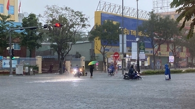 ダナン市、大雨で各地で洪水発生、生徒に学校休校命令