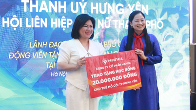 Hanel động viên học sinh hoàn cảnh khó khăn học giỏi TP Hưng Yên